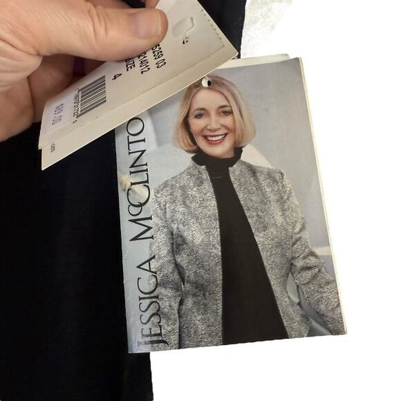 Vtg 80s SCOTT McCLINTOCK Black A-line Maxi Skirt Women’s 4 Romanticgoth HOCO - Picture 3 of 10